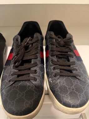 Gucci | Shoes | Gucci Mens High Top Sneakers 698779  display picture 1